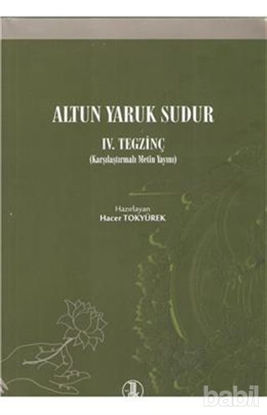 Picture of Altun Yaruk Sudur 4. Tegzinç