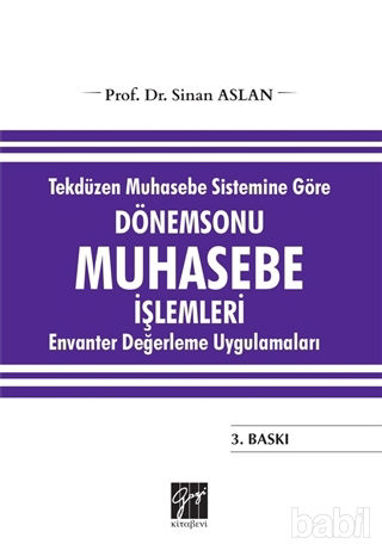 Picture of Tekdüzen Muhasebe Sistemine Göre Dönemsonu Muhasebe İşlemleri