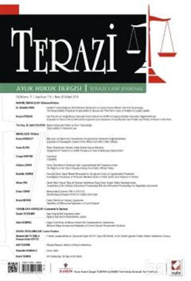 Picture of Terazi Aylık Hukuk Dergisi Sayı: 116 Nisan 2016