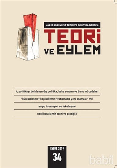 Picture of Teori ve Eylem Dergisi Sayı: 34 Eylül 2019