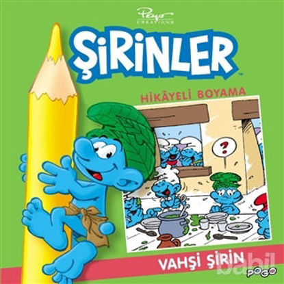 Picture of Vahşi Şirin Hikayeli Boyama - Şirinler
