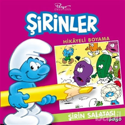 Picture of Şirin Salatası Hikayeli Boyama - Şirinler