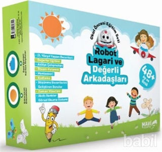 Picture of Robot Lagari ve Değerli Arkadaşları - Okul Öncesi Eğitim Seti 48 Ay ve Üstü