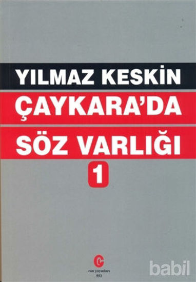 Picture of Çaykara'da Söz Varlığı 1