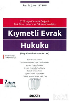 Picture of Kıymetli Evrak Hukuku