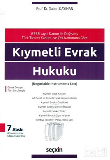 Picture of Kıymetli Evrak Hukuku