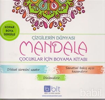 Picture of Çizgilerin Dünyası - Mandala Çocuklar İçin Boyama Kitabı