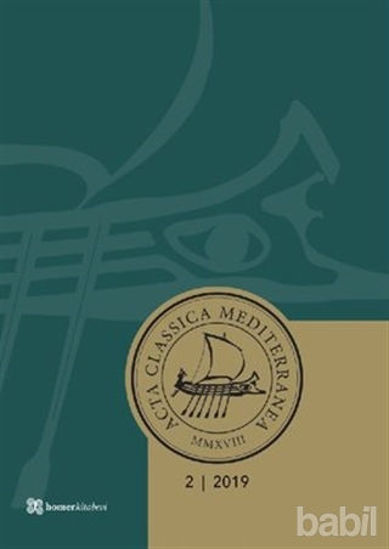 Picture of Acta Classica Mediterranea Sayı 2 - 2019