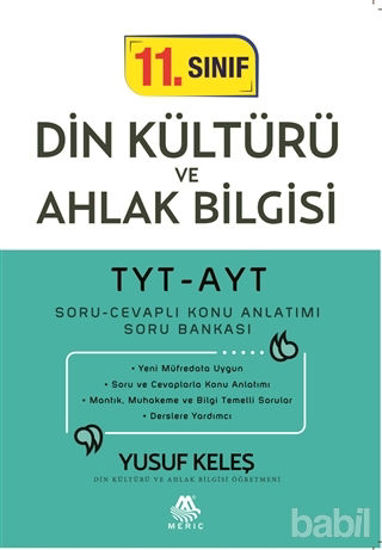 Picture of TYT-AYT 11. Sınıf Din Kültürü ve Ahlak Bilgisi Soru Cevaplı Konu Anlatımı Soru Bankası