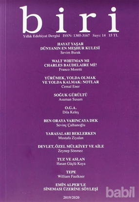 Picture of Biri Yıllık Edebiyat Dergisi Sayı: 14