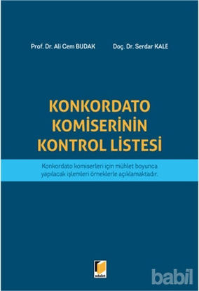 Picture of Konkordato Komiserinin Kontrol Listesi