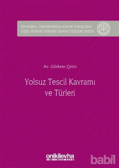 Picture of Yolsuz Tescil Kavramı ve Türleri
