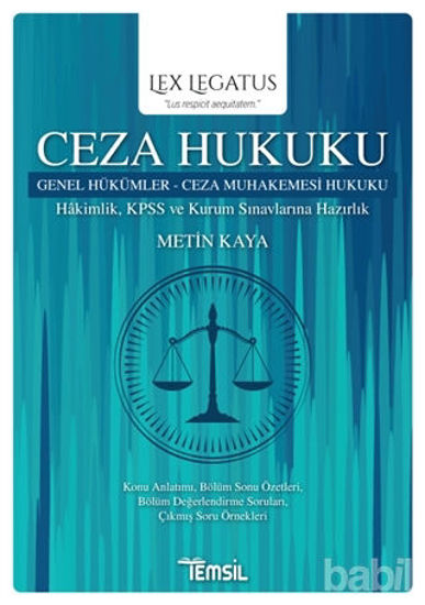 Picture of Ceza Hukuku Genel Hükümler - Ceza Muhakemesi Hukuku