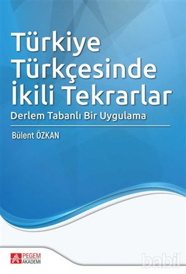 Picture of Türkiye Türkçesinde İkili Tekrarlar
