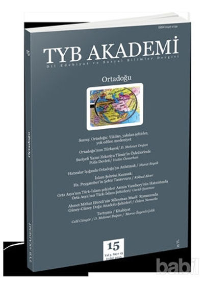 Picture of TYB Akademi Dergisi Sayı: 15 Eylül 2015