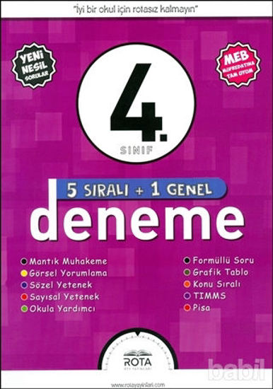 Picture of 4. Sınıf 5 Sıralı 1 Genel Deneme