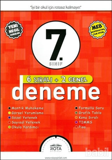 Picture of 7. Sınıf 6 Sıralı 2 Genel Deneme