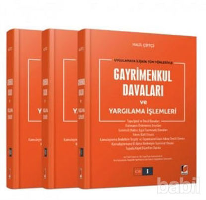 Picture of Uygulamaya İlişkin Tüm Yönleriyle Gayrimenkul Davaları ve Yargılama İşlemleri (3 Cilt Takım)