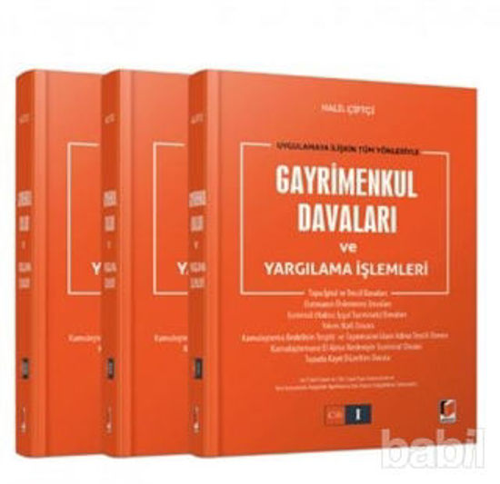 Picture of Uygulamaya İlişkin Tüm Yönleriyle Gayrimenkul Davaları ve Yargılama İşlemleri (3 Cilt Takım)