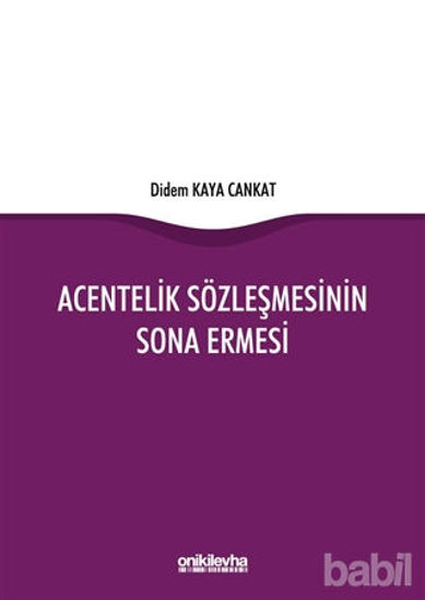 Picture of Acentelik Sözleşmesinin Sona Ermesi