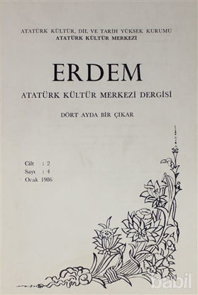Picture of Erdem Atatürk Kültür Merkezi Dergisi Sayı : 4 Ocak 1986 (Cilt 2)