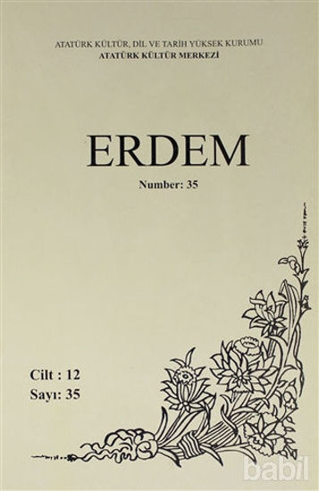 Picture of Erdem Atatürk Kültür Merkezi Dergisi Sayı : 35 Mayıs 2000 (Cilt 12)