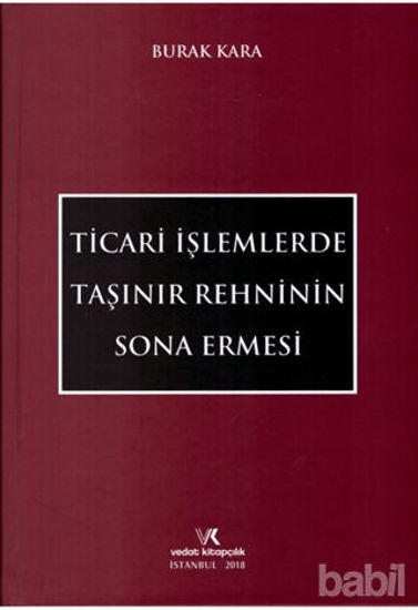 Picture of Ticari İşlemlerde Taşınır Rehninin Sona Ermesi