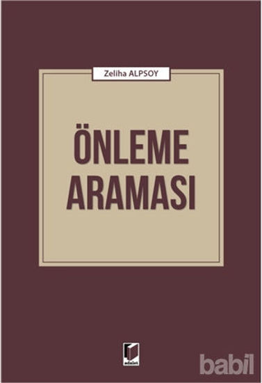 Picture of Önleme Araması