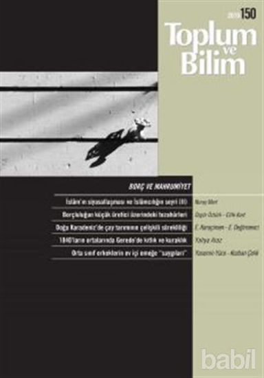 Picture of Toplum ve Bilim Dergisi Sayı: 150