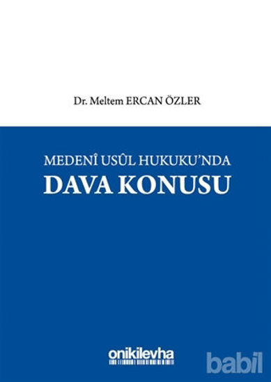 Picture of Medeni Usul Hukuku'nda Dava Konusu
