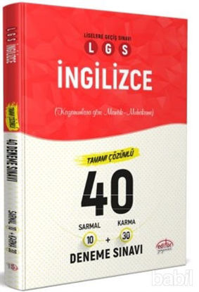 Picture of LGS İngilizce Tamamı Çözümlü 40 Deneme Sınavı