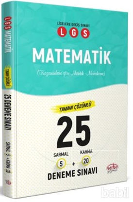 Picture of LGS Matematik Tamamı Çözümlü 25 Deneme Sınavı