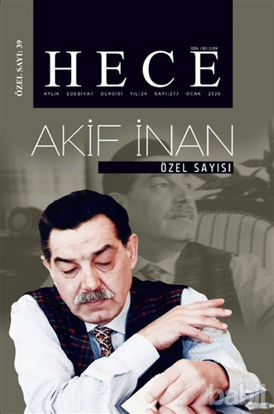 Picture of Hece Aylık Edebiyat Dergisi Akif İnan Özel Sayı: 39 / 277 Ocak 2020