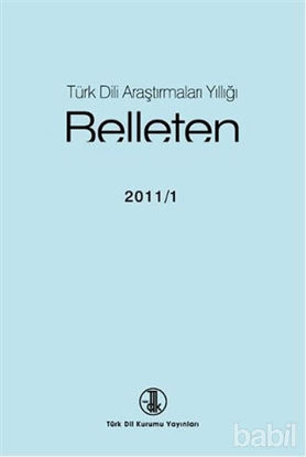 Picture of Türk Dili Araştırmaları Yıllığı - Belleten 2011 / 1