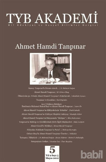 Picture of TYB Akademi Dergisi Sayı: 5 Mayıs 2012