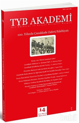 Picture of TYB Akademi Dergisi Sayı: 14 Mayıs 2015