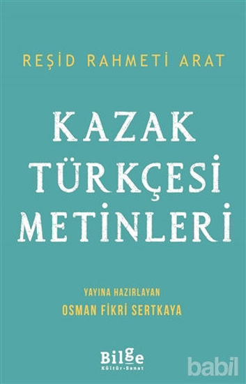 Picture of Kazak Türkçesi Metinleri