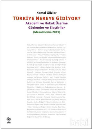 Picture of Türkiye Nereye Gidiyor (Makalelerim 2019)