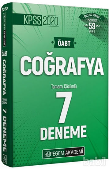 Picture of 2020 KPSS ÖABT Coğrafya Tamamı Çözümlü 7 Deneme (İadesiz)