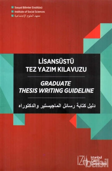 Picture of Lisansüstü Tez Yazım Kılavuzu