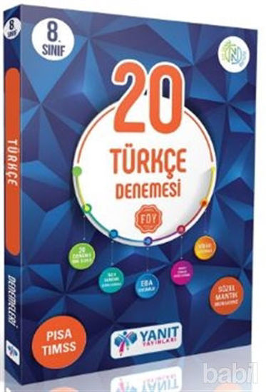 Picture of Yanıt 8. Sınıf Çözümlü 20 Türkçe Branş Denemesi