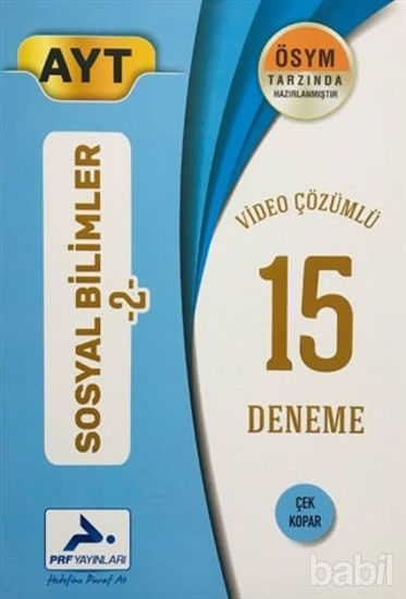 Picture of AYT Sosyal Bilimler-2 Video Çözümlü 15 Deneme