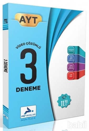 Picture of AYT Video Çözümlü 3 Fasikül Deneme