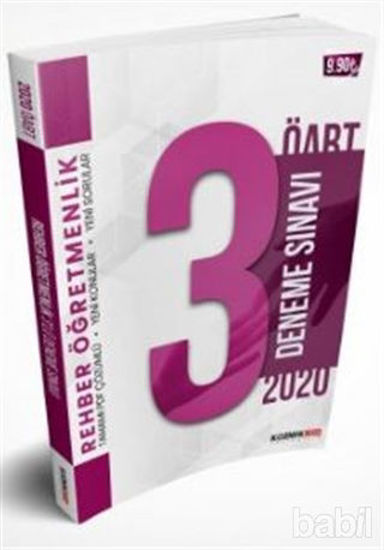 Picture of 2020 ÖABT Rehber Öğretmenliği PDF Çözümlü 3 lü Deneme Seti