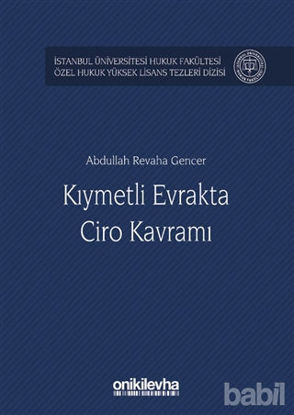 Picture of Kıymetli Evrakta Ciro Kavramı