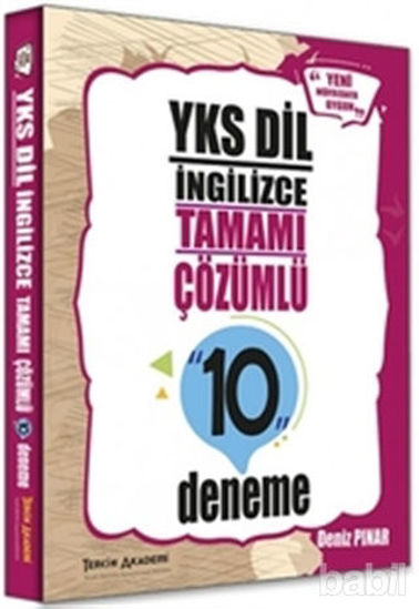 Picture of YKS-DIL İngilizce Tamamı Çözümlü 10 Deneme