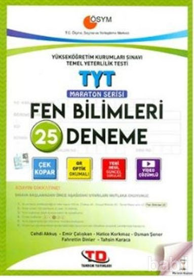 Picture of TYT Fen Bilimleri 15 Deneme Maraton Serisi