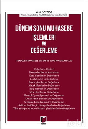Picture of Dönem Sonu Muhasebe İşlemleri ve Değerleme