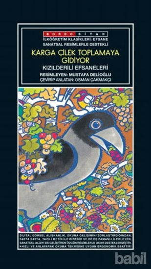 Picture of Sanatsal Resimli Karga Çilek Toplamaya Gidiyor - Kızılderili Efsaneleri