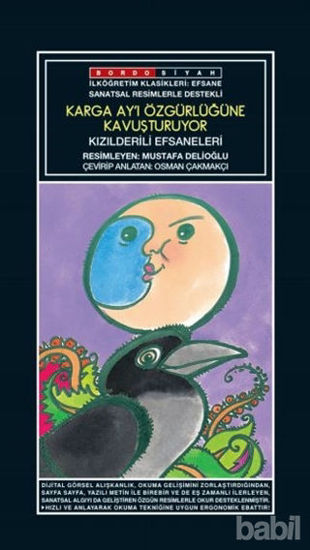 Picture of Sanatsal Resimli Karga Ay'ı Özgürlüğüne Kavuşturuyor - Kızılderili Efsaneleri